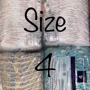Disposable diapers size 4